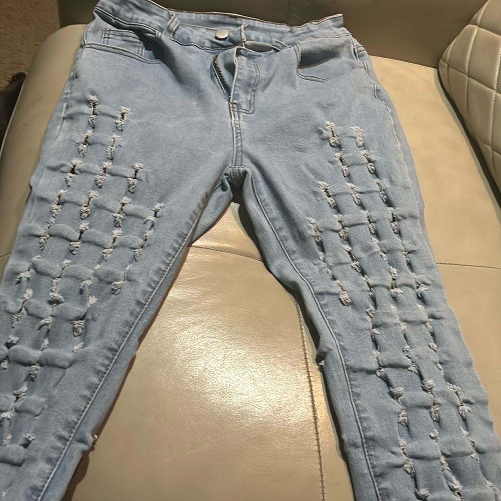 Women denim jeans size 31w 32 l